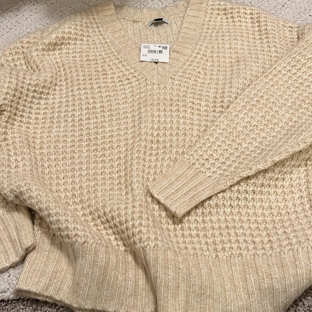 Knit oversized sweater